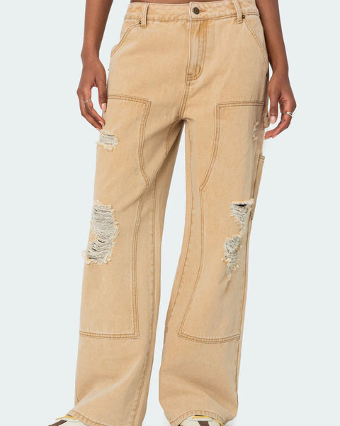 Alibi Distressed Carpenter Jeans