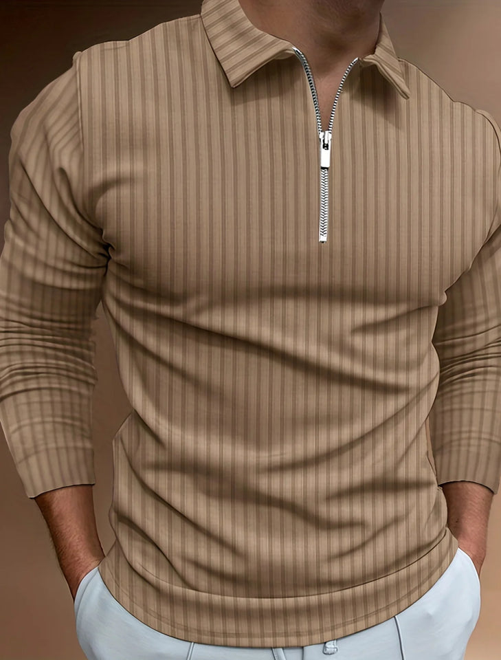 Seth Steven’s  - Half Zip Collar Long Sleeve