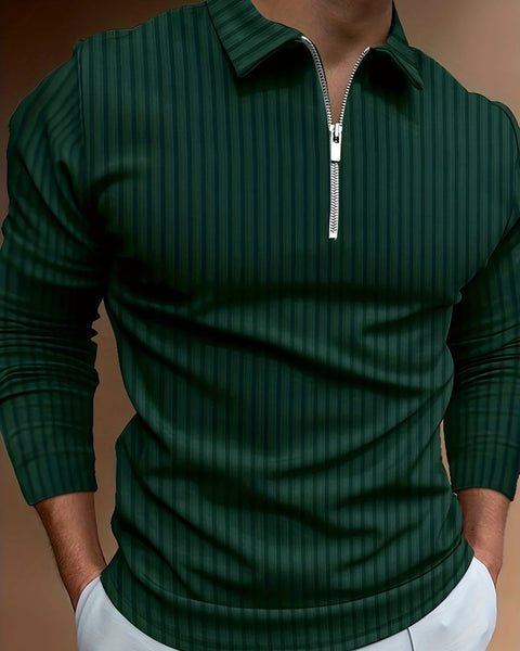 Seth Steven’s  - Half Zip Collar Long Sleeve