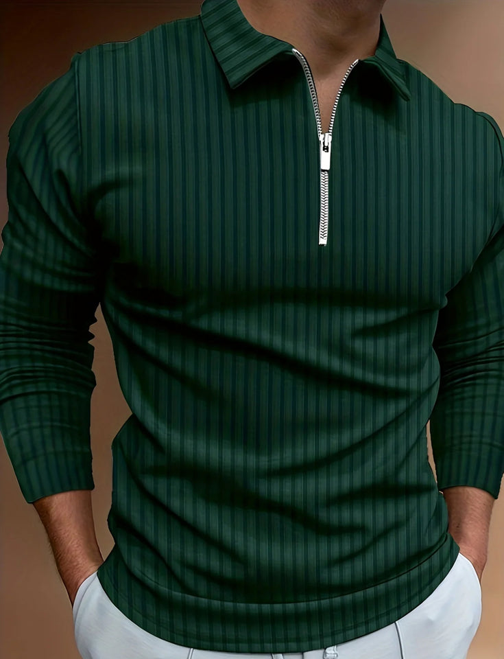 Seth Steven’s  - Half Zip Collar Long Sleeve