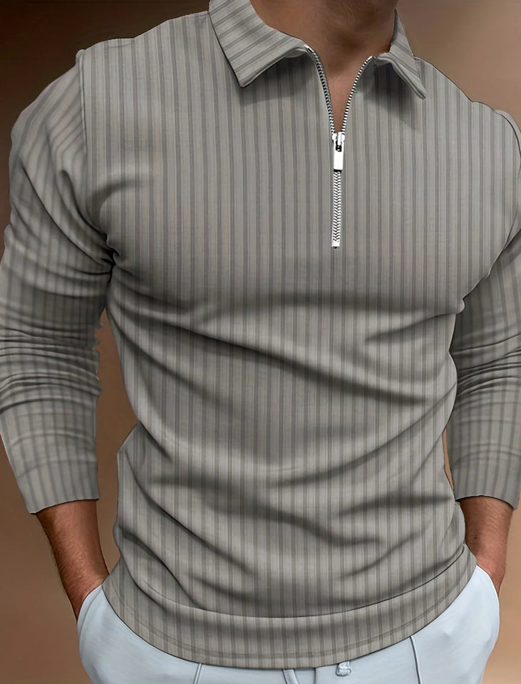 Seth Steven’s  - Half Zip Collar Long Sleeve