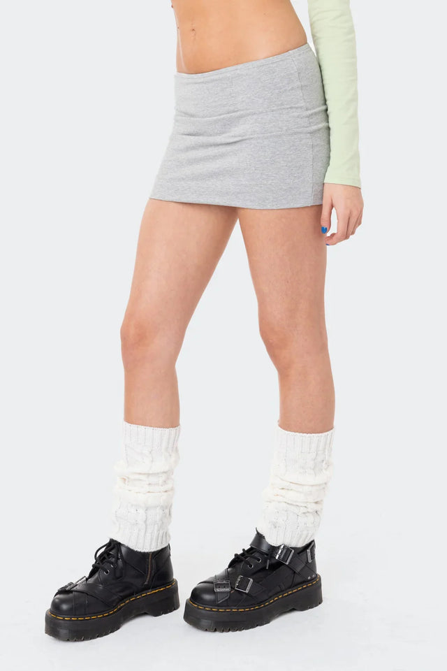 Aisha Low-Rise Mini Skirt