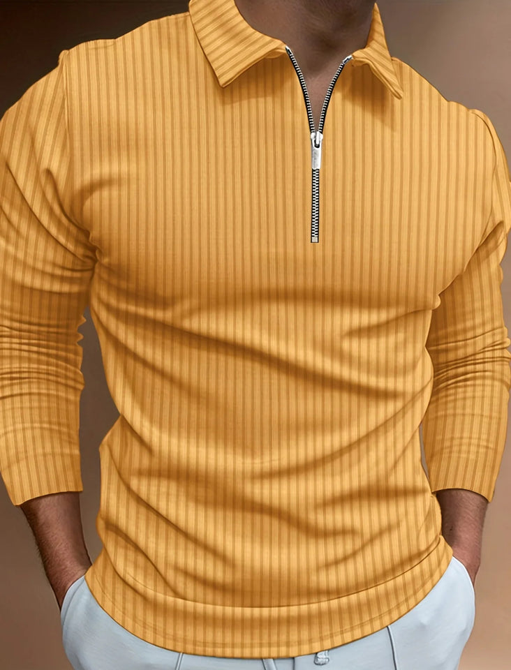 Seth Steven’s  - Half Zip Collar Long Sleeve