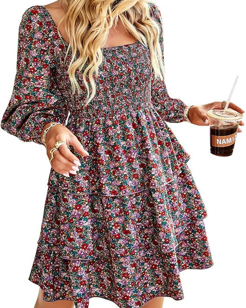 Madison Long-Sleeve Spring Dress