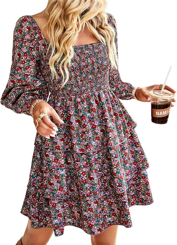 Madison Long-Sleeve Spring Dress