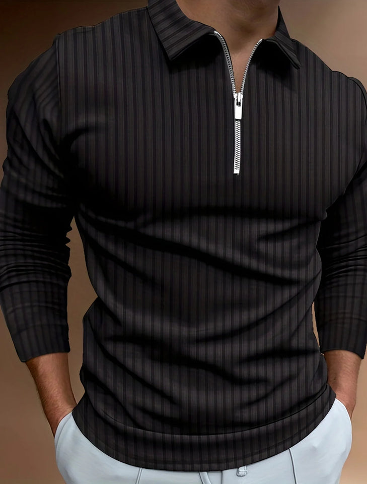 Seth Steven’s  - Half Zip Collar Long Sleeve