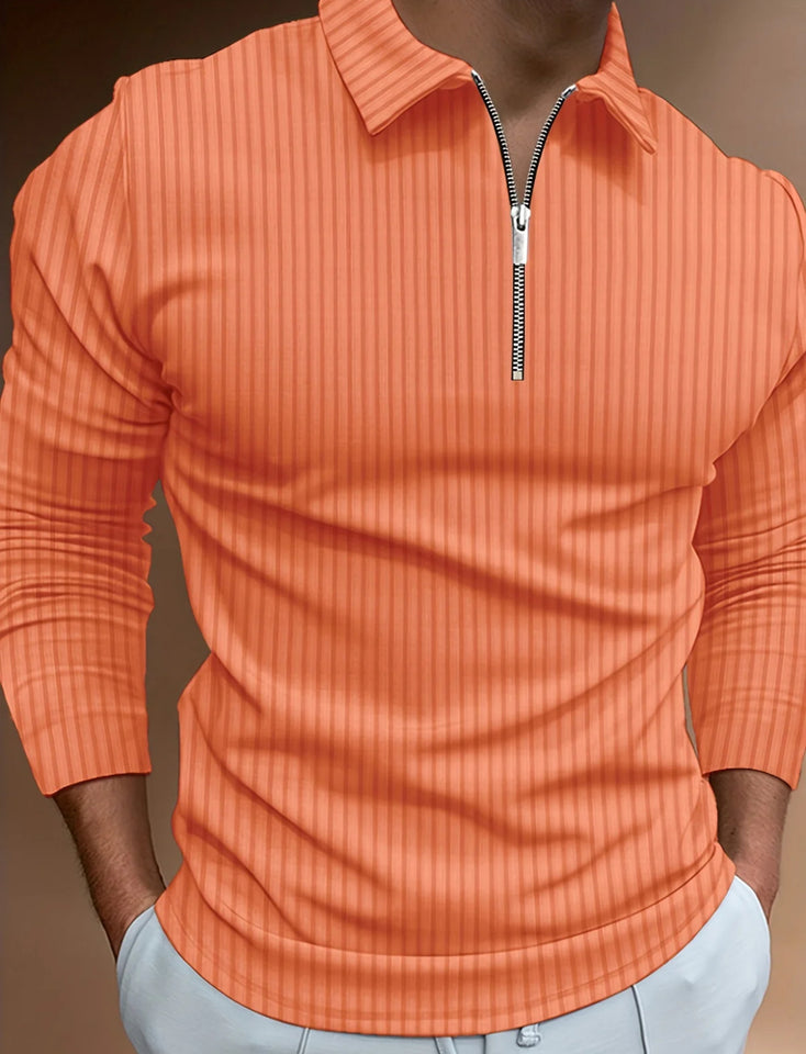 Seth Steven’s  - Half Zip Collar Long Sleeve