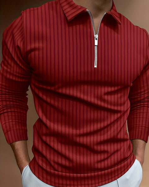 Seth Steven’s  - Half Zip Collar Long Sleeve