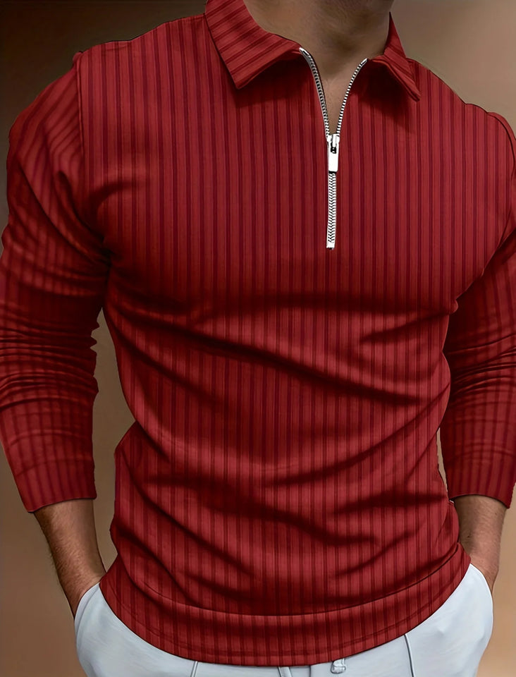 Seth Steven’s  - Half Zip Collar Long Sleeve