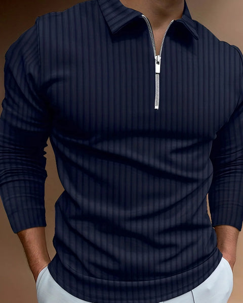 Seth Steven’s  - Half Zip Collar Long Sleeve