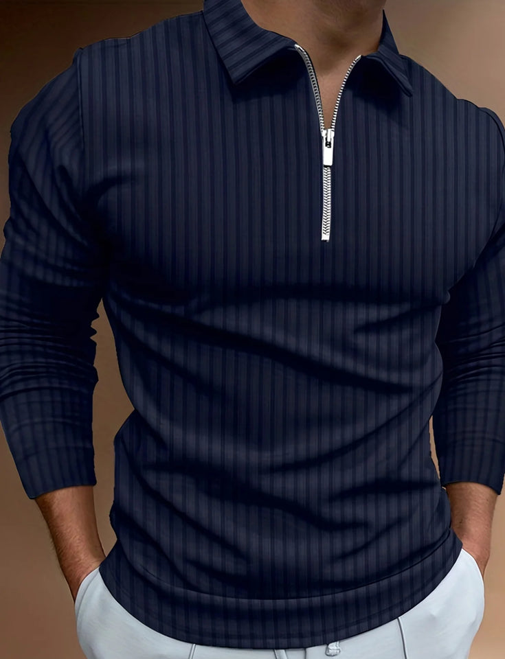 Seth Steven’s  - Half Zip Collar Long Sleeve