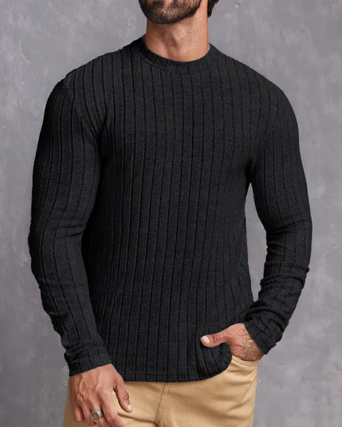 Rogue Ribbed Crewneck Sweater