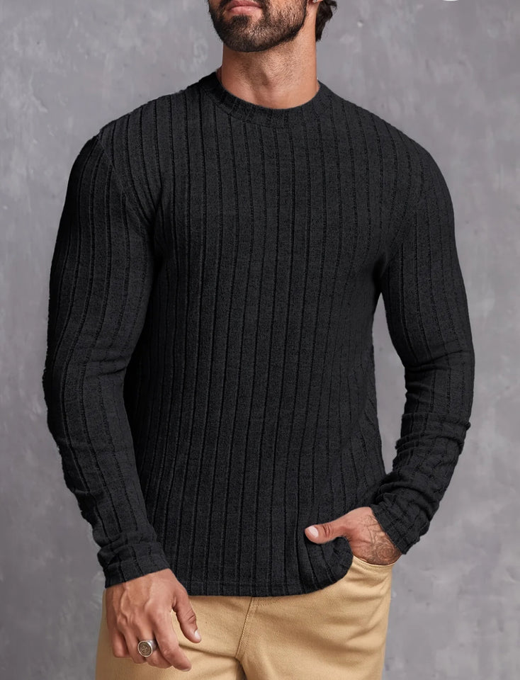 Rogue Ribbed Crewneck Sweater