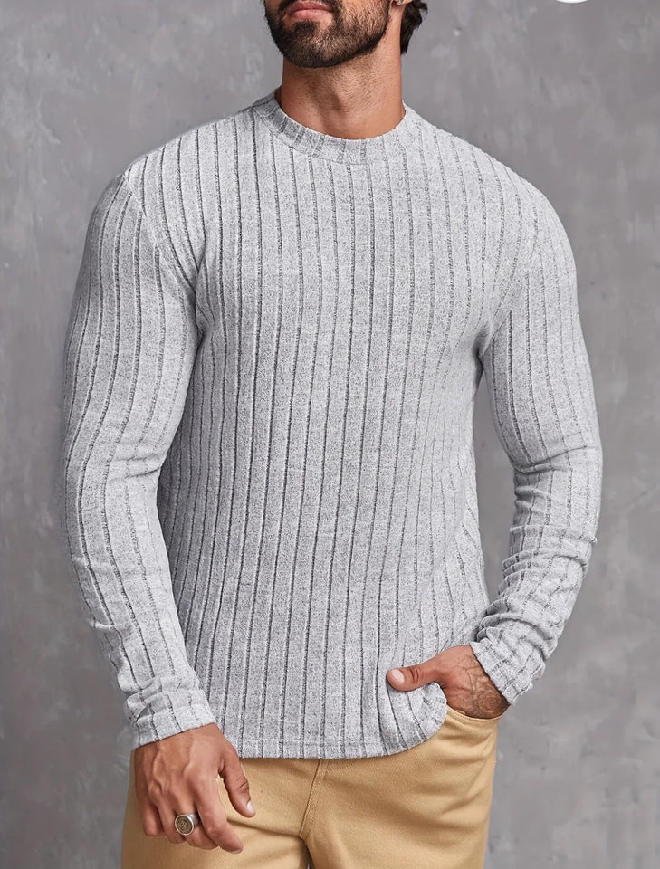 Rogue Ribbed Crewneck Sweater