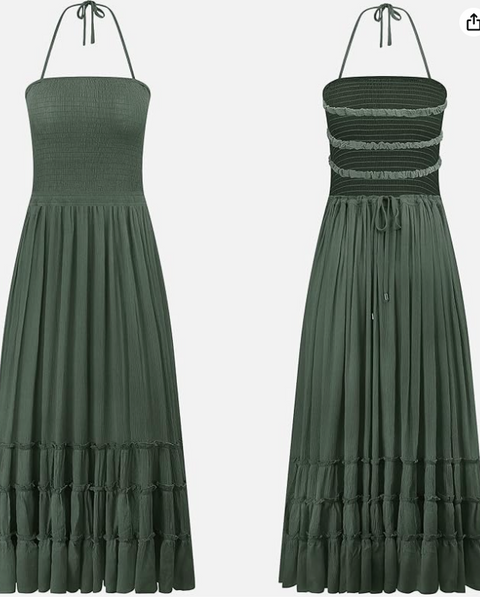 Ellie Backless Long Dress